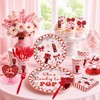 208Pcs Xynic She's Ready to Pop Baby Shower Decorations Tableware