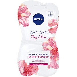 NIVEA Bye Bye Dry Skin Face Mask in 1 Pack (1 x 15 ml), Intensive Face Care Mask Soothes the Skin, Skin Care Mask for Dry Skin