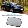 Heated Door Mirror Glass Convex Antifog 12V Clear View Replacement