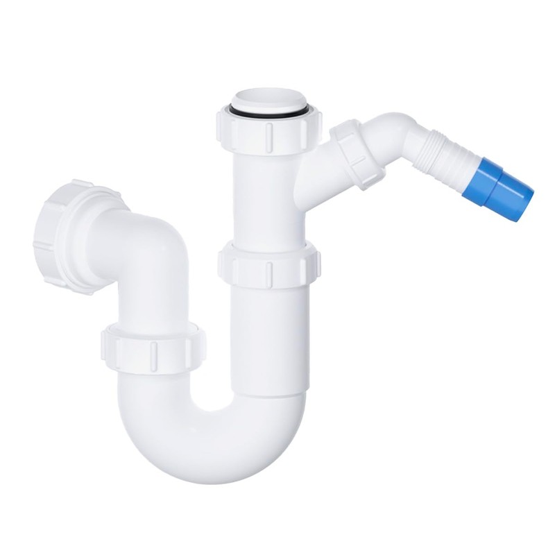 Telescopic Adjustable P Trap with Swivel Nozzle - 40mm (1.1/2")