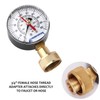 MEASUREMAN 2-1/2" Water Pressure Test Gauge, 3/4" Female Hose Thread,