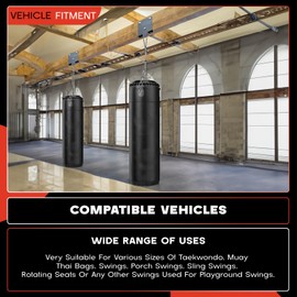 Achilioson Heavy Bag Hanger,Boxing Bag Hanger,Punching Bag Hanger,360° Rotation Wall Ceiling Mount Wood Beam Hook