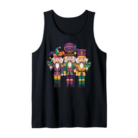 Mardi Gras Shirt Funny Mardi Gras Nutcracker Costume Outfit Tank Top