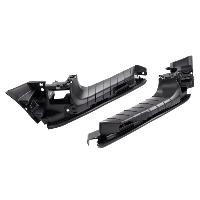 HECASA Pair Headlight Molding+Headlight Bracket Compatible with 2017-2019 Ford F150