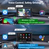 Gegaibe Wireless Car Stereo with Apple CarPlay/Android Auto, Portable Touch