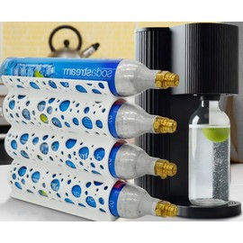 SIMPLOR CO2 Canister Cylinder Stand Rack Organizer Space Saver for SodaStream and Ninja Thirsti