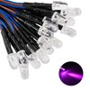 Juasky 60pcs Pre Wired Led 5mm，12v Pre Wired Led Diode