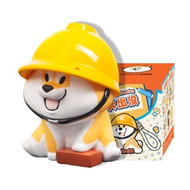 52TOYS Puppy Crossing Action Figure, 1Pc Collectible Toy Kawaii Creative Gift Room Decor Desktop Decoration 1.57 Inch, Gift for Birthday Party