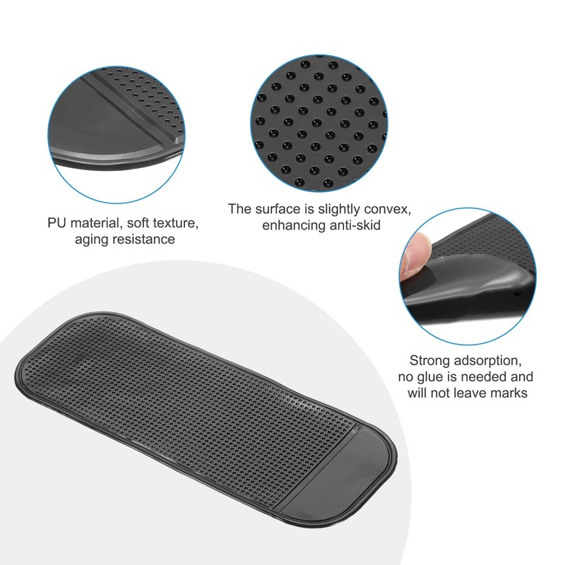 HARFINGTON Car Dashboard Anti-Slip Mat 8" x 3" Universal Sticky
