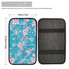Quelytytrip Cherry Blossom Car Center Console Cover,Comfortable Car Armrest Cover