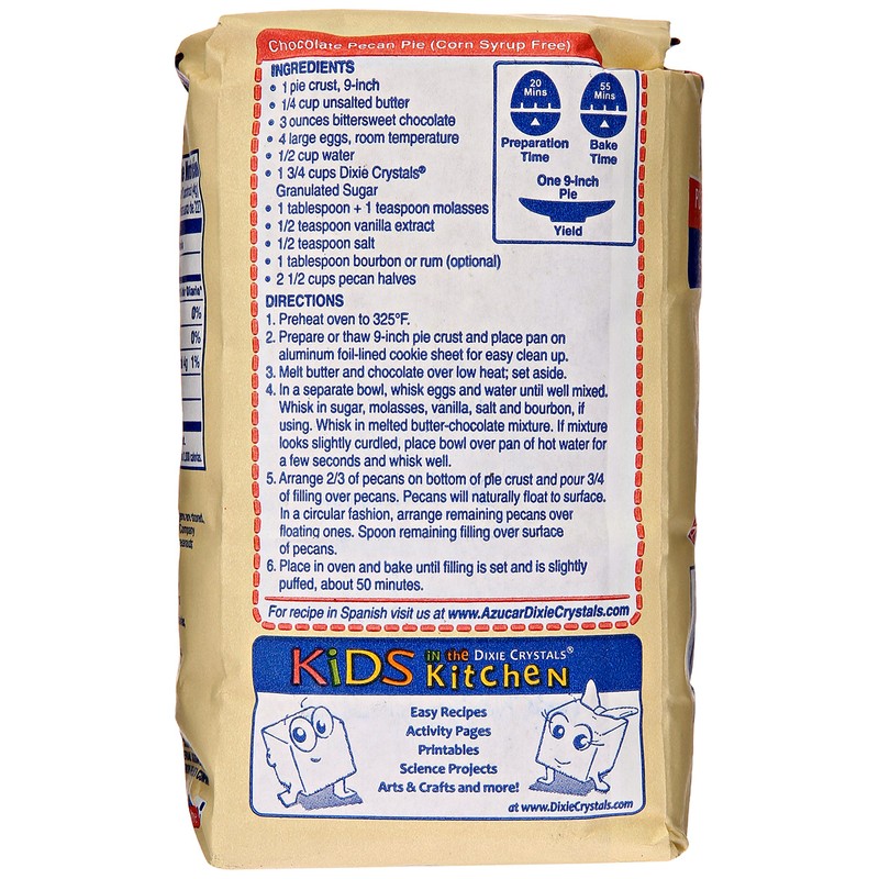 Imperial Sugar Dixie Crystals Extra Fine Granulated Sugar, 2 lb