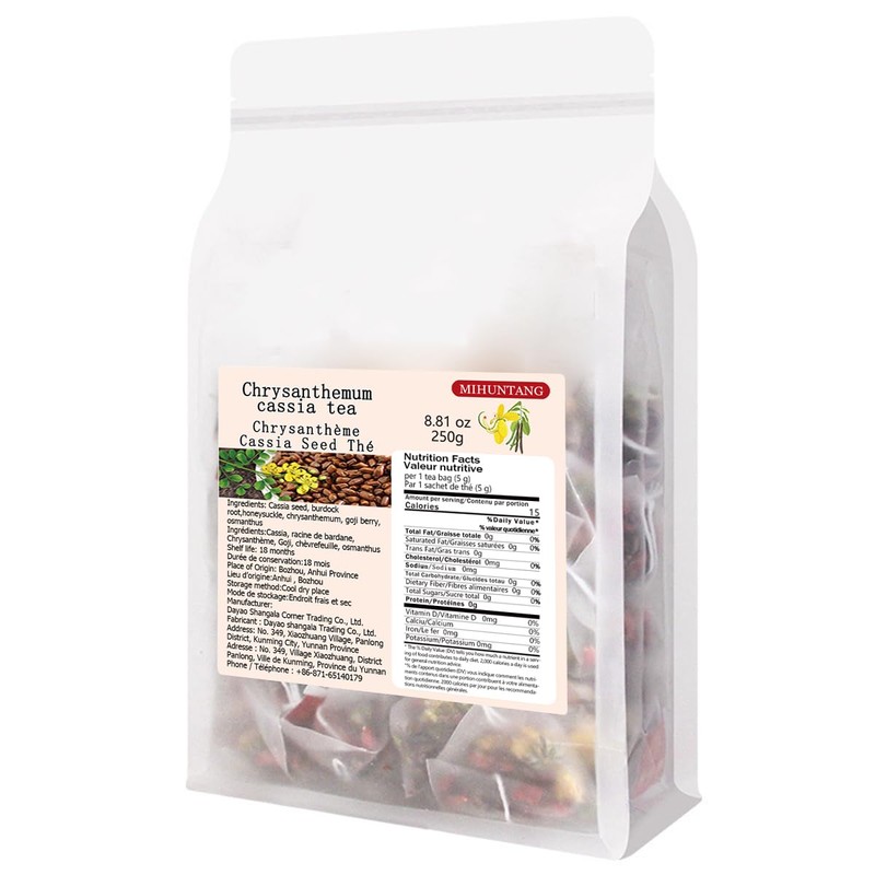 Chrysanthemum cassia seed tea 8.81oz (5g×50packets) Combination health tea 250g