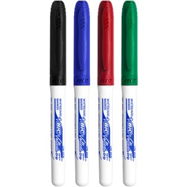 BIC Velleda Grip Whiteboard Markers - Assorted (Pack of 4)