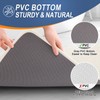 OLANLY Toilet Rugs U-Shaped 24x20, Extra Soft Absorbent Thick Memory