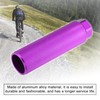 X AUTOHAUX Pair Rear Foot Pegs Footrests Purple for Bicycle