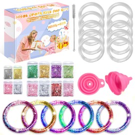 ariel-gxr 10 pieces friendship bracelet craft sets for girls, craft set girls 7 8 9 10 years, birthday gift for girls
