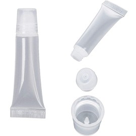 DayCount® Pack of 50 8 ml Empty Tubes Lip Gloss Balm Sunscreen Cream Container Cosmetic Beauty Makeup Tools Accessories
