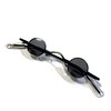 MeSmart Steampunk Small Round Sunglasses, Small, Small Diameter, Lightweight, Black,