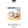 BESIGN LS03 Aluminum Laptop Stand, Ergonomic Detachable Computer B-Silver