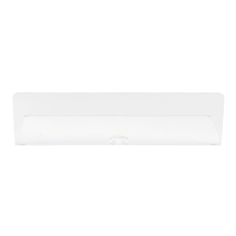 2Pcs Clear Floating Shelf Acrylic Fine Surface Delicate Modern Transparent