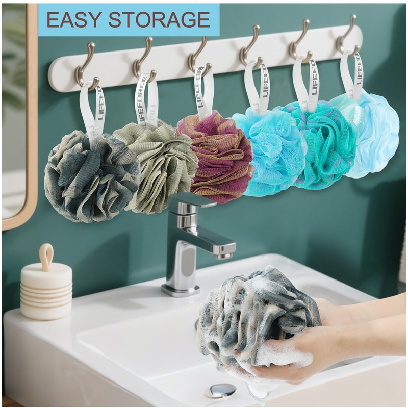 3 Pack Shower Sponge (Various Colours)