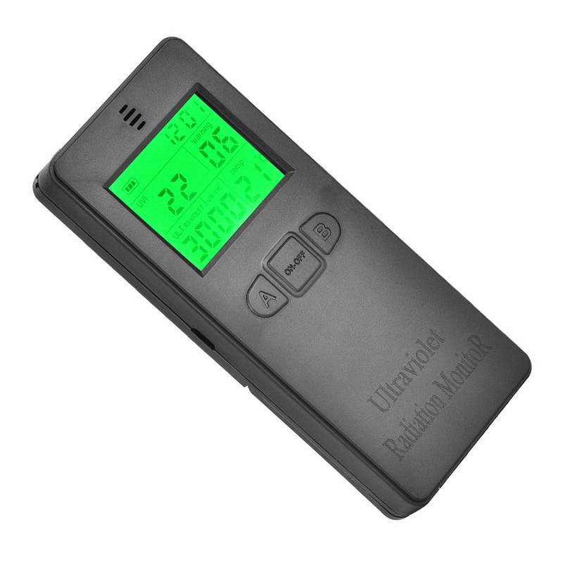 LCD Portable Digital Ultraviolet Radiation Detector UV UVI Meter Tester