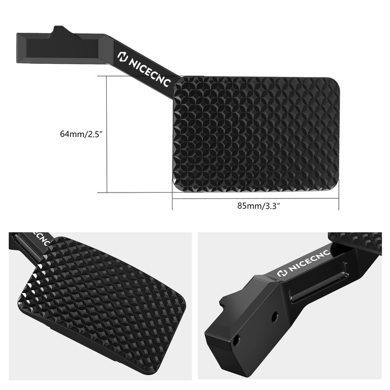 NICECNC Accelerator Pedal Extender Billet Compatible with Can Am X3