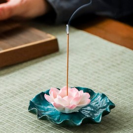 Lotus Shape Incense Stick Holders - Incense Burner Holder, Ceramic Incense Holder, Insense Stick Kit Holder, Incense Holder, Incense Burner Box