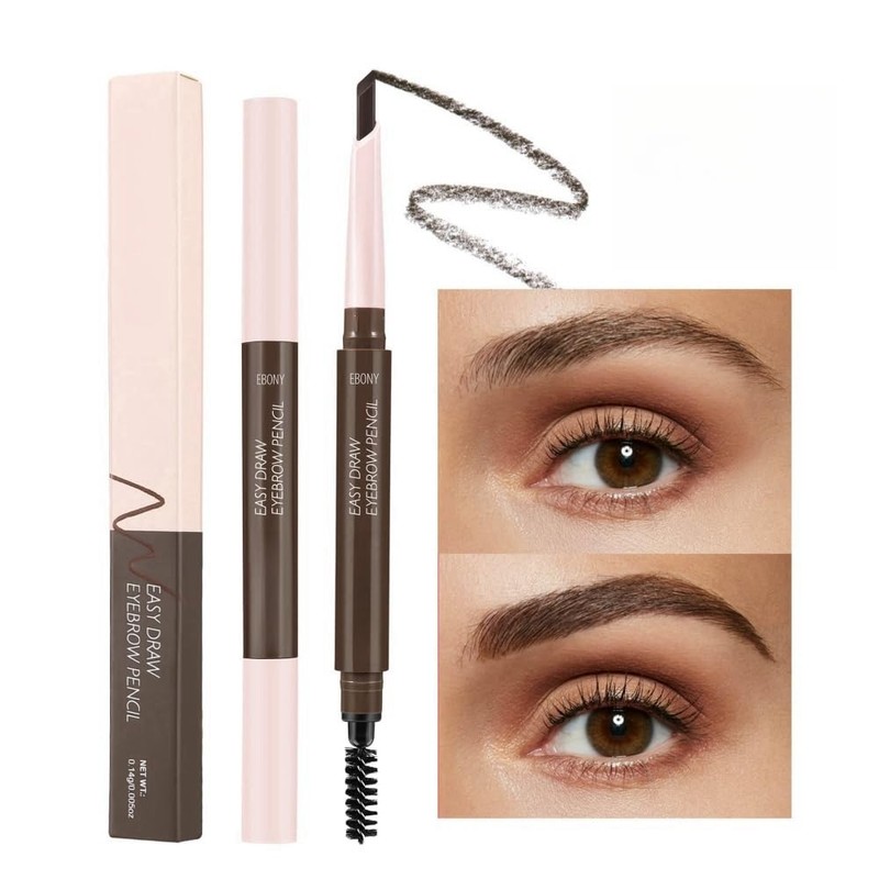 [Korean Cosmetics] Ultra Fine Eyebrow Pencil, Waterproof, Sweatproof, Screw Brush