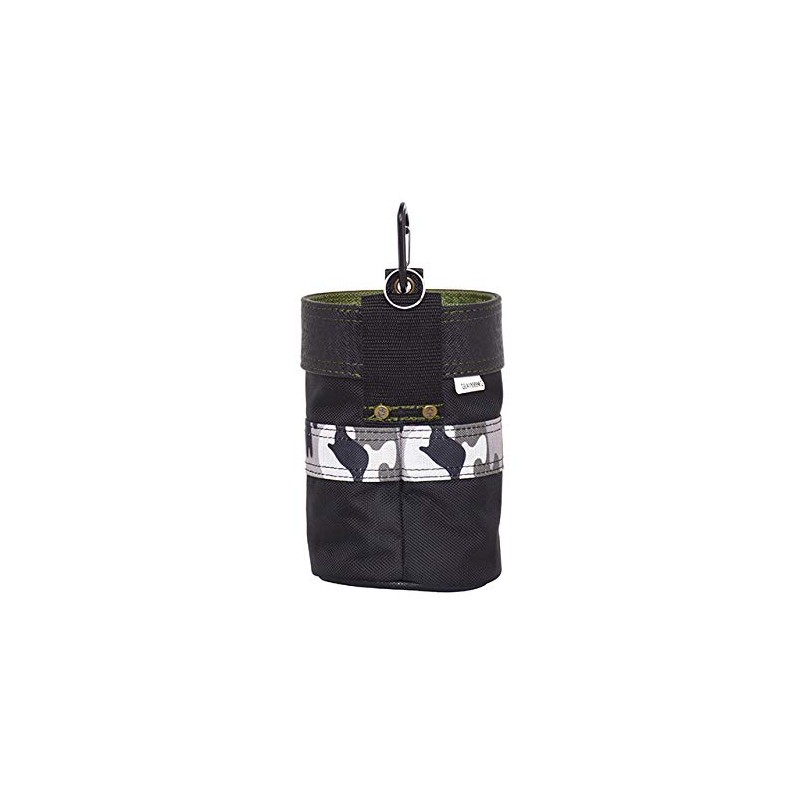 Kiyo Round Sakura Waist Bag, GEA1699MG, Green; Body: Depth 4.7