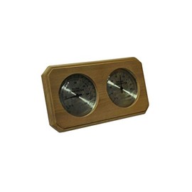 Cedar Sauna Thermometer and Hygrometer