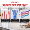 Chef Craft Premium Silicone Wire Cooking Whisk, 10.5 inch, Blue