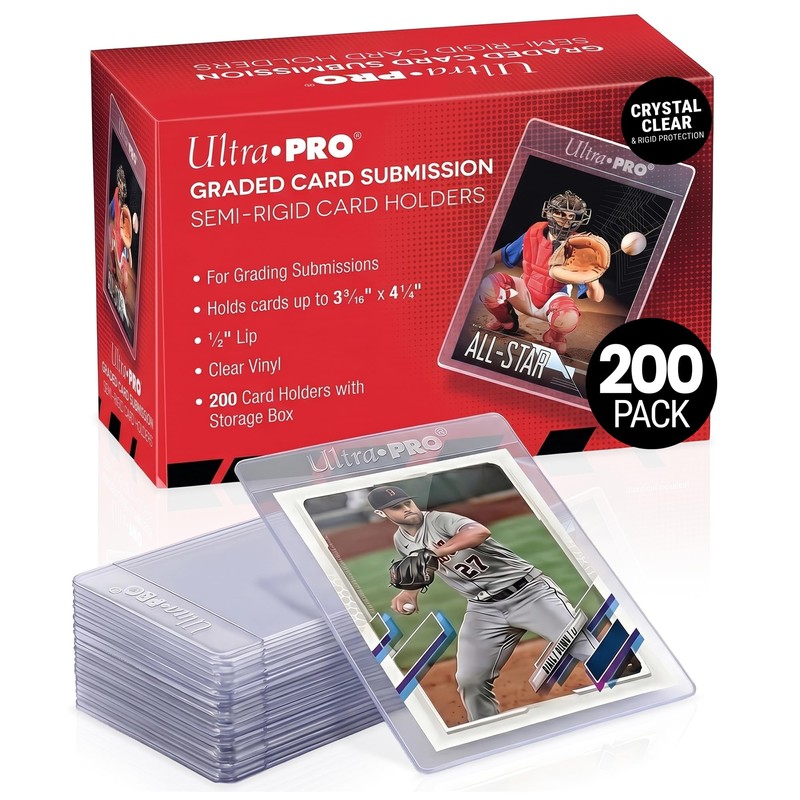 Ultra Pro Mangas Altas semirrígidas de 1,27 cm, 200 Unidades