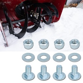 784-5581A 790-00120-0637 784-5581A-0637 Carriage Bolts Nuts for Shave Plate Scraper Bar (5/16-18)-5/8" 712-3010, 736-0242, 710-0260- Set of 4