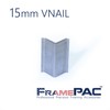 V Nails for Hardwood Picture Frames - 15mm (9/16 Inch)