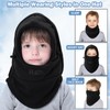 AYPOW Kids Winter Thermal Fleece Balaclava, Multifunctional Windproof Adjustable Face