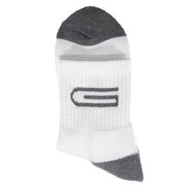 Menâs Hiking Walking Outdoor Recreation Wicking Socks - Mid-Calf Cushion Crew Socks - 6 Pack of Black and Charcoal Gray