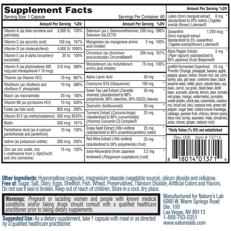Nature's Lab Nature's Lab Gold One Daily Multivitamin + Magnesium