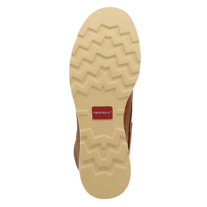 Twisted X Men's 4" Work Wedge Sole Boot, Round Toe