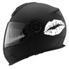 Kiss Lips Outline Auto Car Racing Motorcycle Helmet Decal -