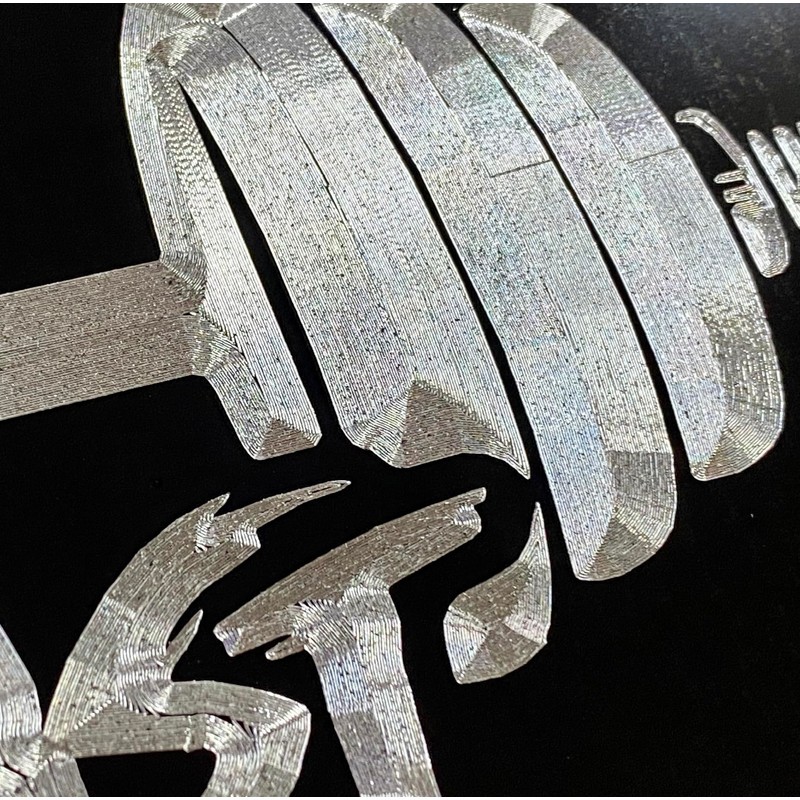 Engraved Silver on Black Beast Mode Weightlifting License Plate Vanity