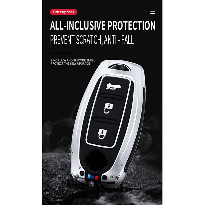 TECART Key Fob Case Protection Shell Accessories Fit for Nissan