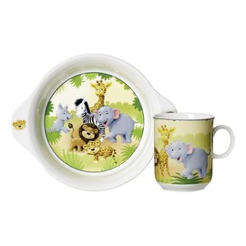 Ritzenhoff & Breker Afrikatiere Children's Crockery Set 2 Pieces in Gift Box