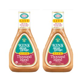 Ken's Steak house LITE Thousand Island Dressing 16 Fl Oz (Pack of 2)