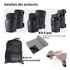 Coderas Rodilleras Protección Patinaje Muñeca Ajustable,7pcs