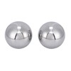 Two 2" Inch Diameter Hardened Chrome Solid Steel Bearing Balls,