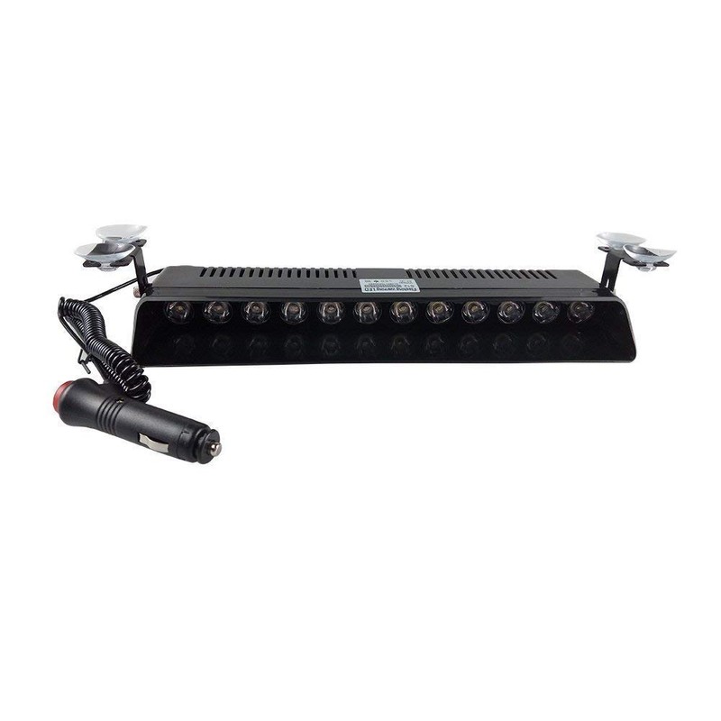 XTAUTO LED Emergency Strobe Light 12V Windshield Dash Dashboard Interior