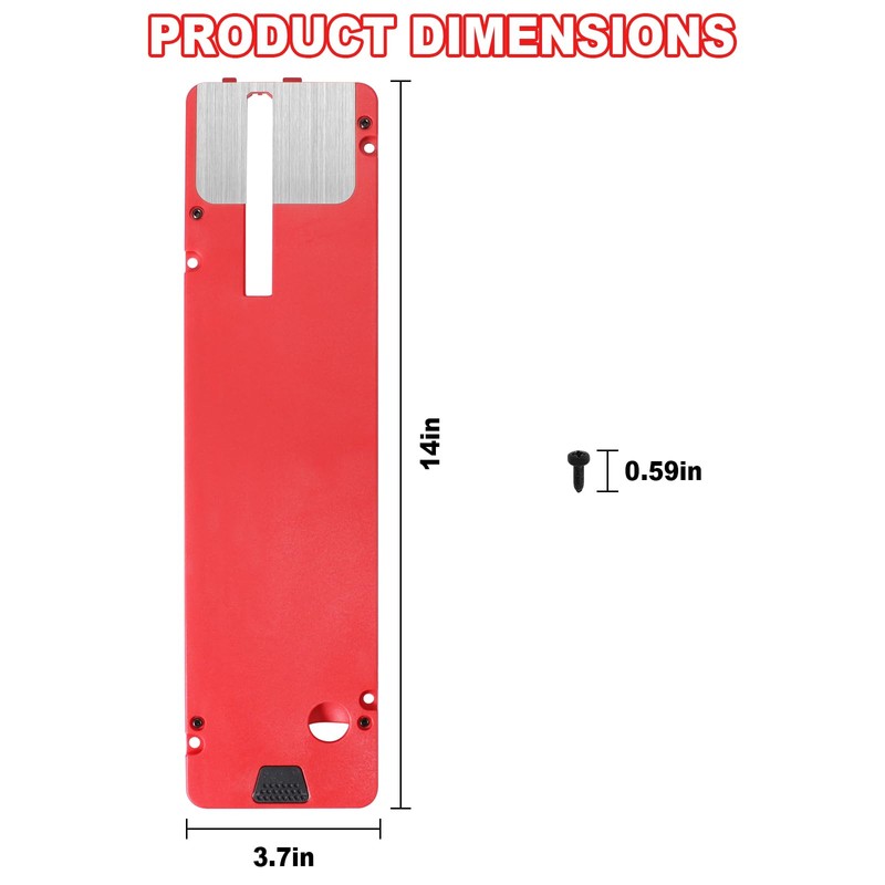 STZ6307 Zero Clearance Insert Plate And STA6307 Dado Insert Plate