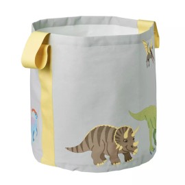 IKEA JATTELIK Toy STORAGE BAG Kid's Room Dinosaur Pattern 17X16 1/2", NEW