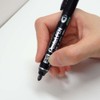 ぺんてる ノック式油性マーカー ハンディS PentelPEN 細字 黒 10本 NXS15-AP